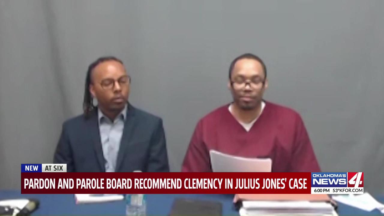 Oklahoma Pardon & Parole board recommends clemency for death row inmate Julius Jones