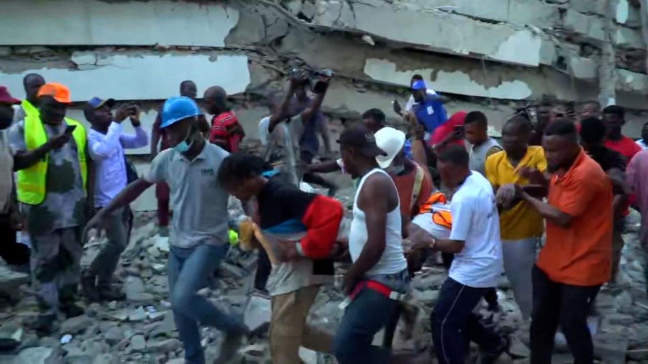 'People are dying!' Fury in community after building collapse