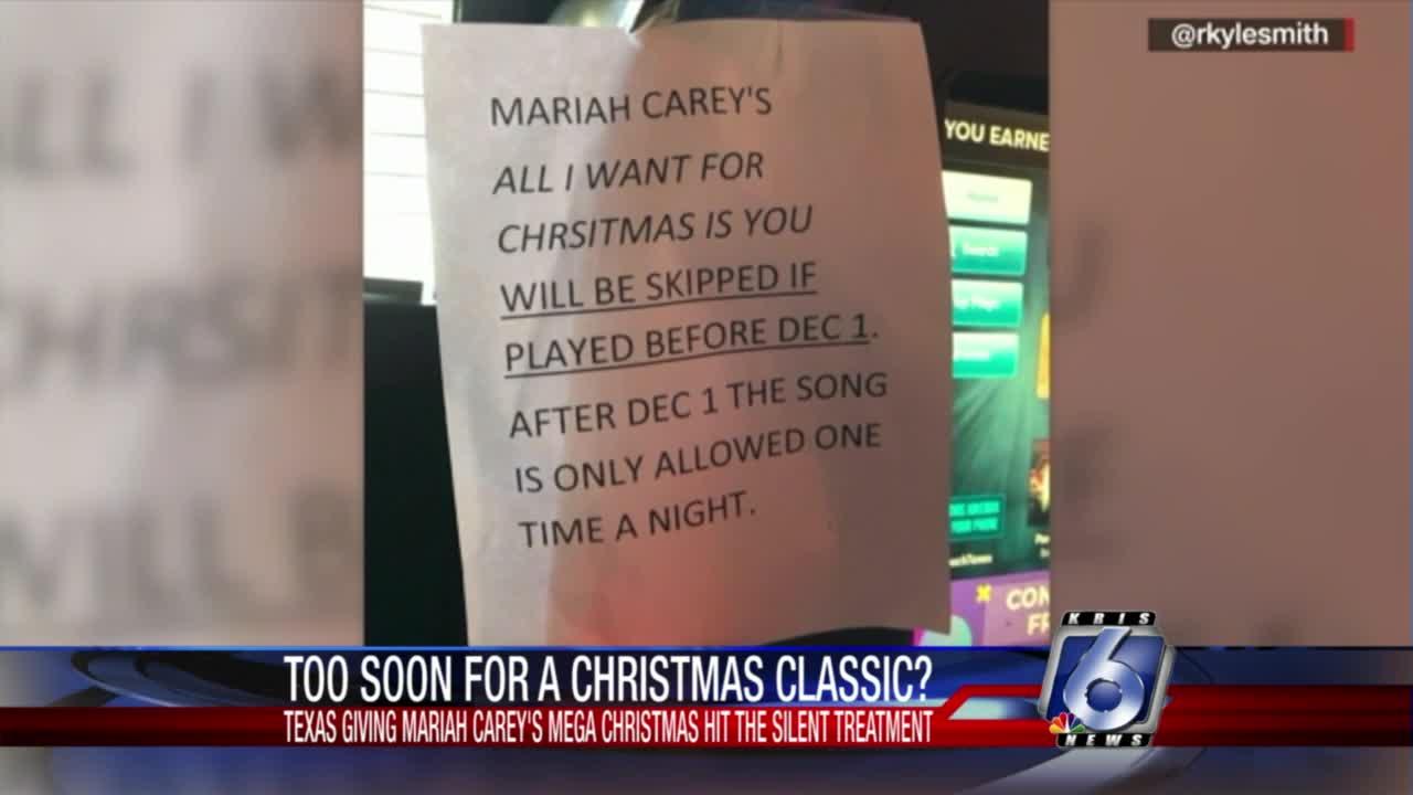 Dallas bar declares war on beloved Mariah Carey Xmas ballad