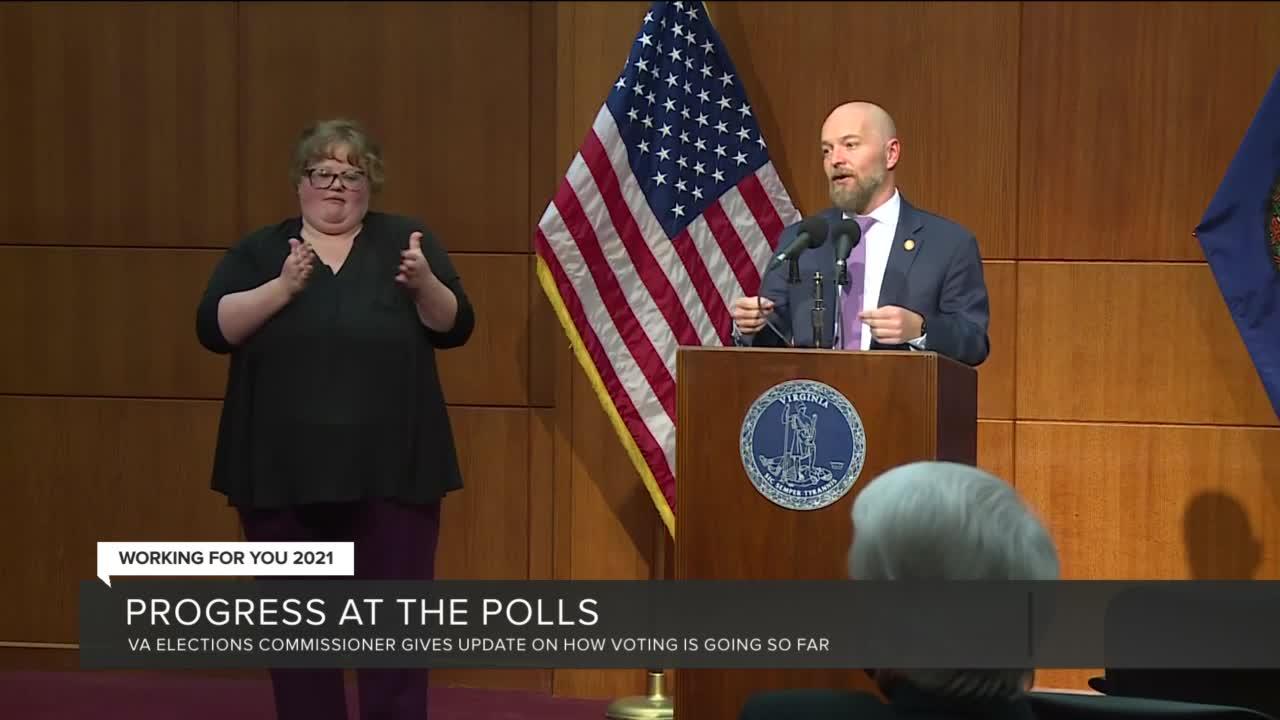 Election officials give update on polls