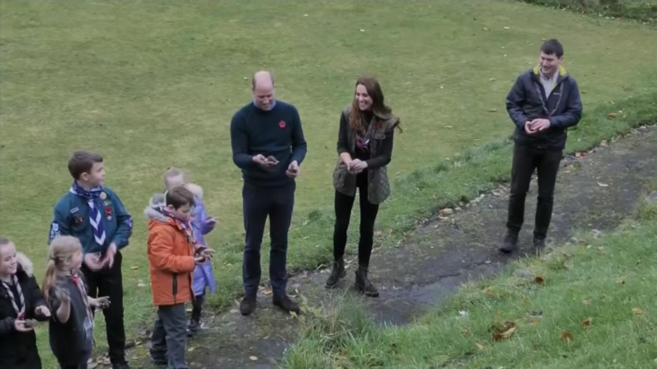Prince William And Kate Middleton Surprise Scouts In Glasgow