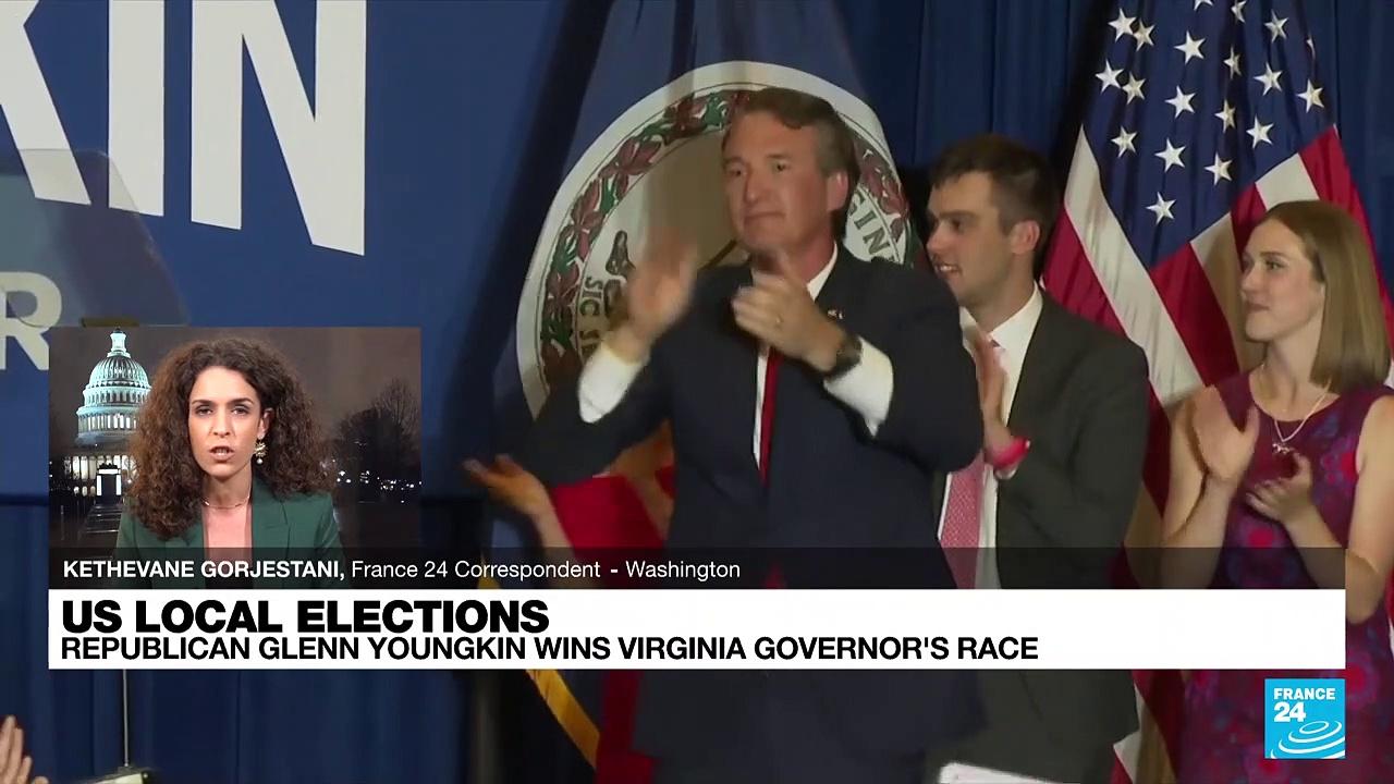Republican Youngkin wins Virginia governor's race in upset for Biden's Democrats