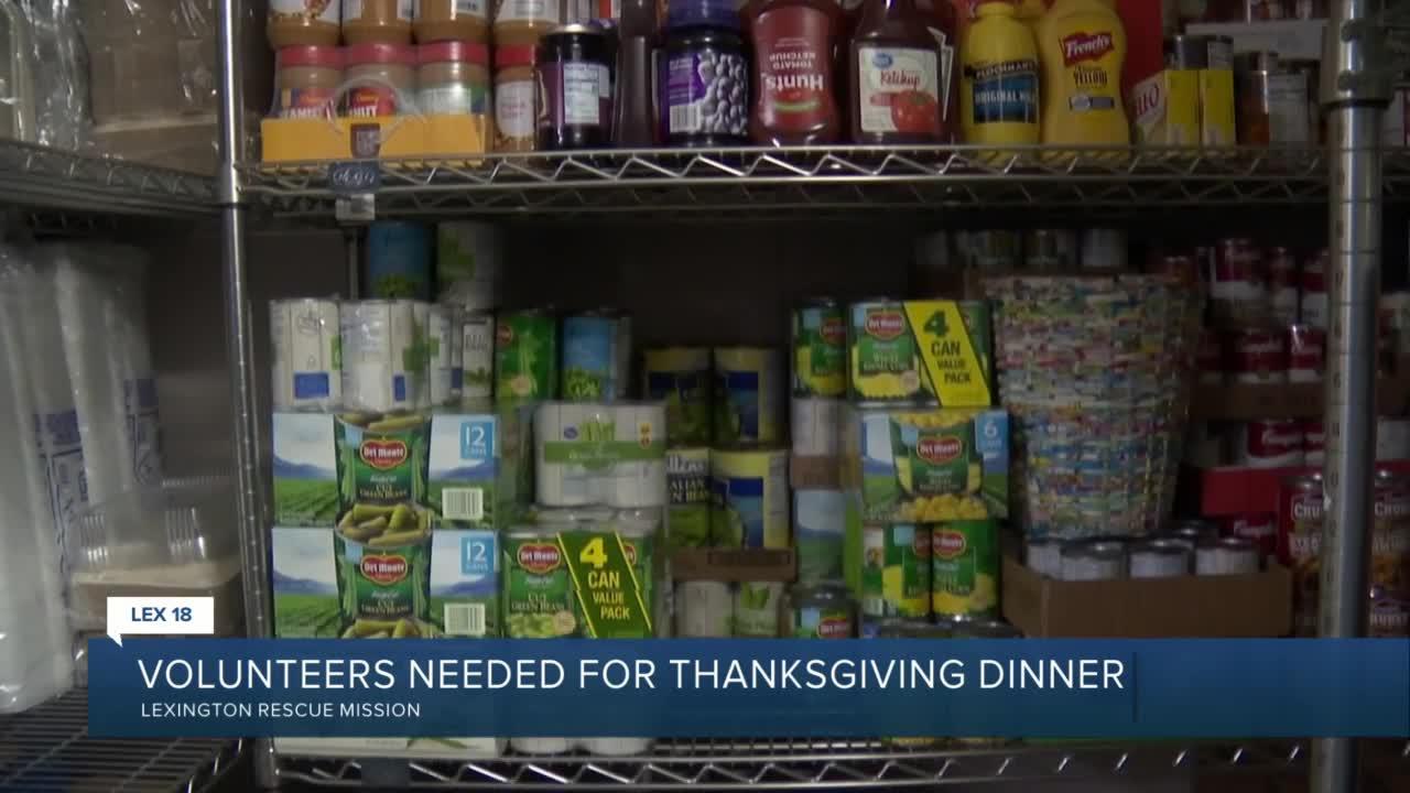 Volunteers needed for Thanksgiving dinner