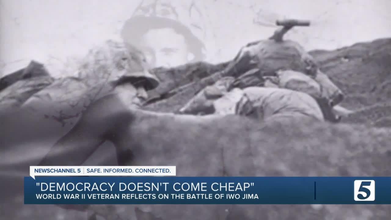 'Democracy doesn’t come cheap' | WWII veteran reflects on the Battle of Iwo Jima