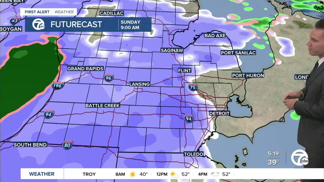 Metro Detroit Forecast: Getting colder with rising snow chances this weekend