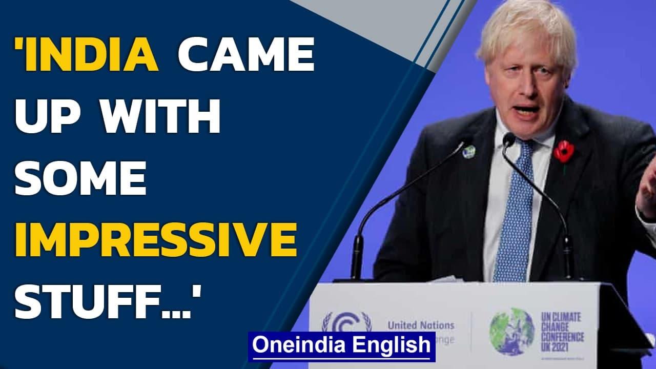 UK PM Boris Johnson says India's commitments to decarbonise the economy are real | Oneindia News