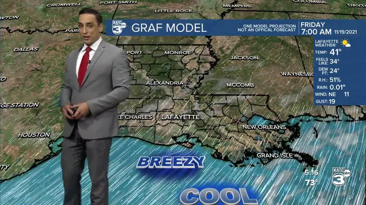 Bradley's Weather Forecast Part 2 5pm 11-16-21
