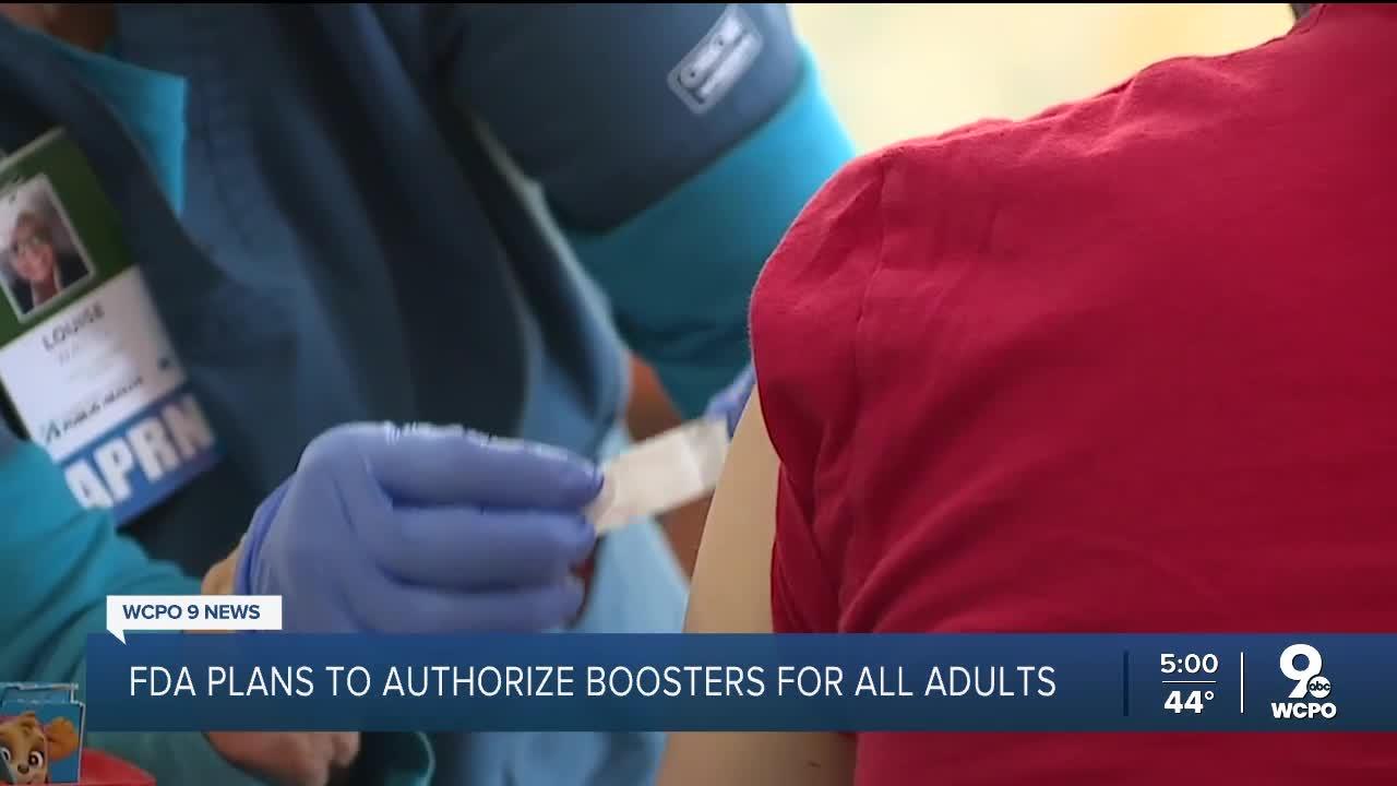 FDA to authorize boosters for all adults