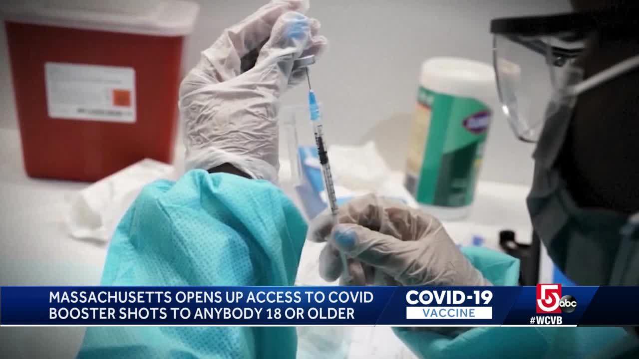Massachusetts opens up COVID-19 booster shots to all adults