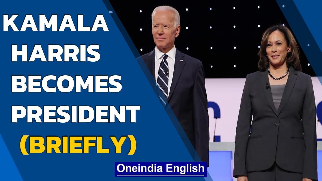 Kamala Harris becomes first woman to be US President (briefly) | Oneindia News