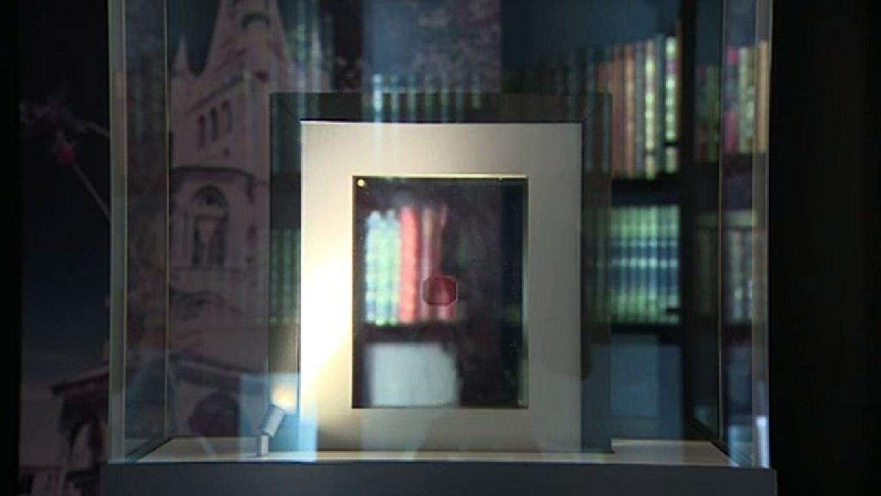 World's most expensive postage stamp goes on display