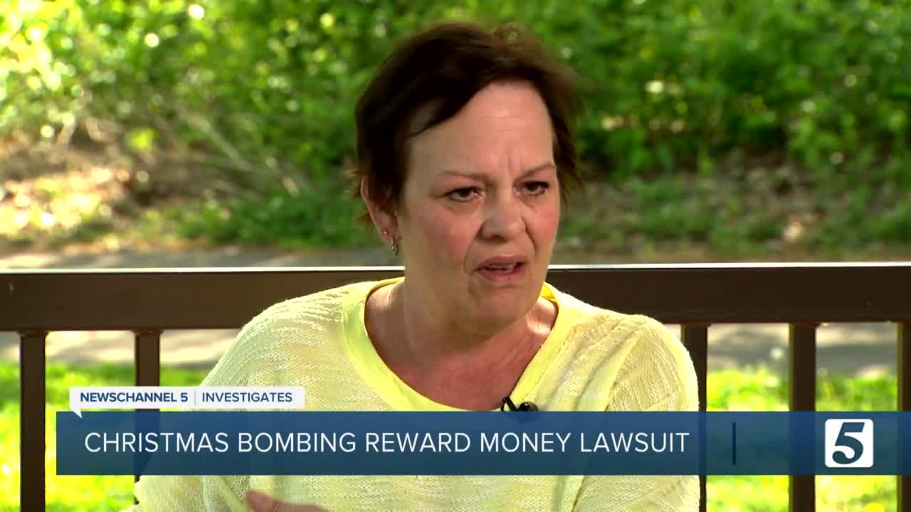 'Let the judge decide' says woman suing over rewards offered after Christmas morning bombing