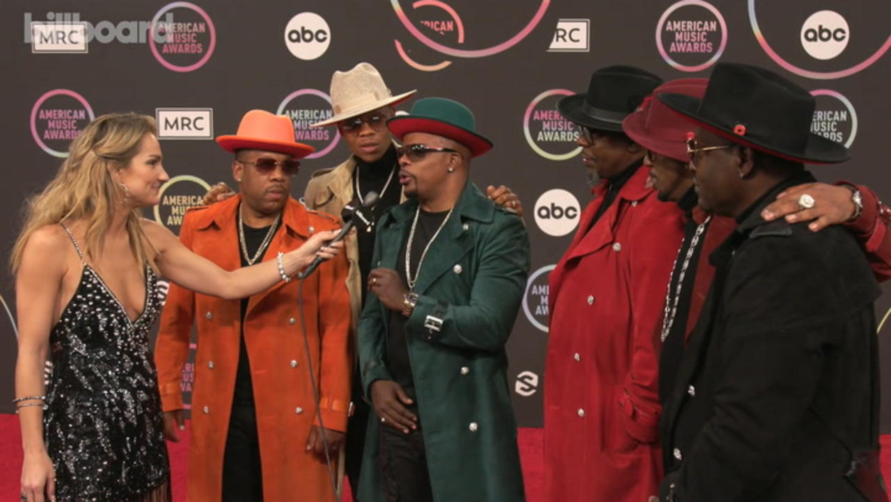 New Edition on New Kids on the Block, First Billboard Chart Memory | AMAs 2021