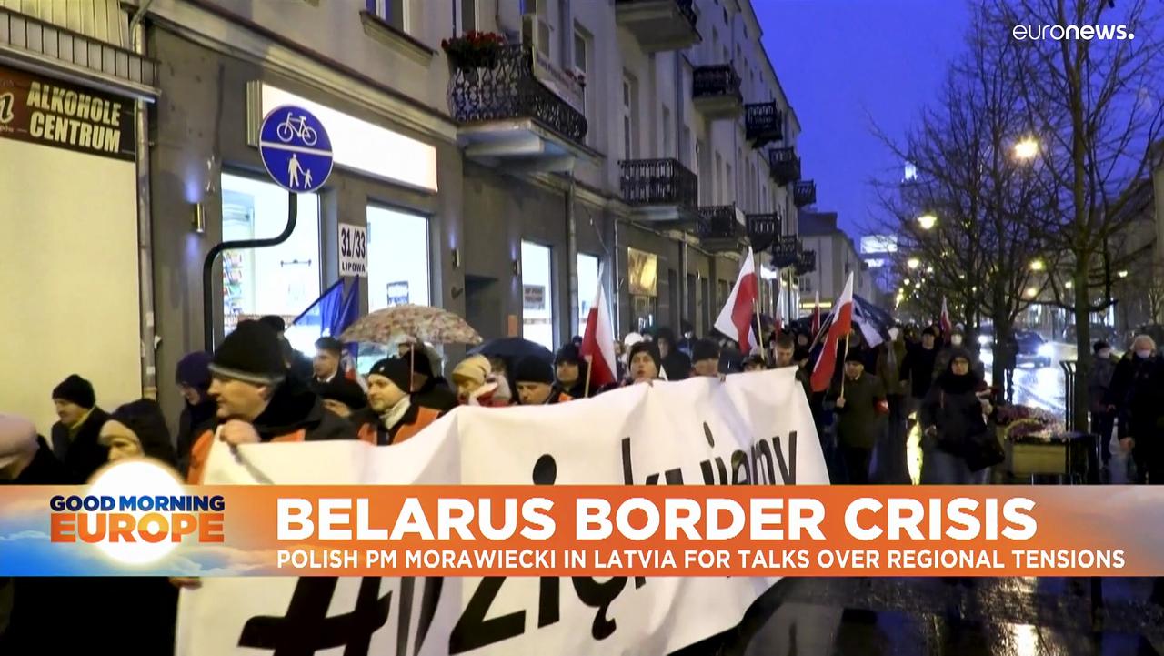 Poland 'will not yield to blackmail' over Belarus migrant crisis