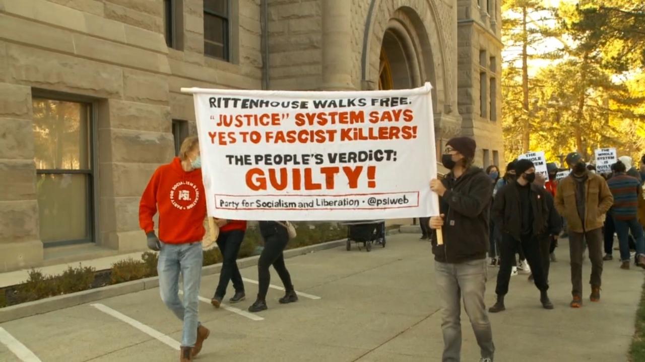Utah activists protest Rittenhouse's acquittal