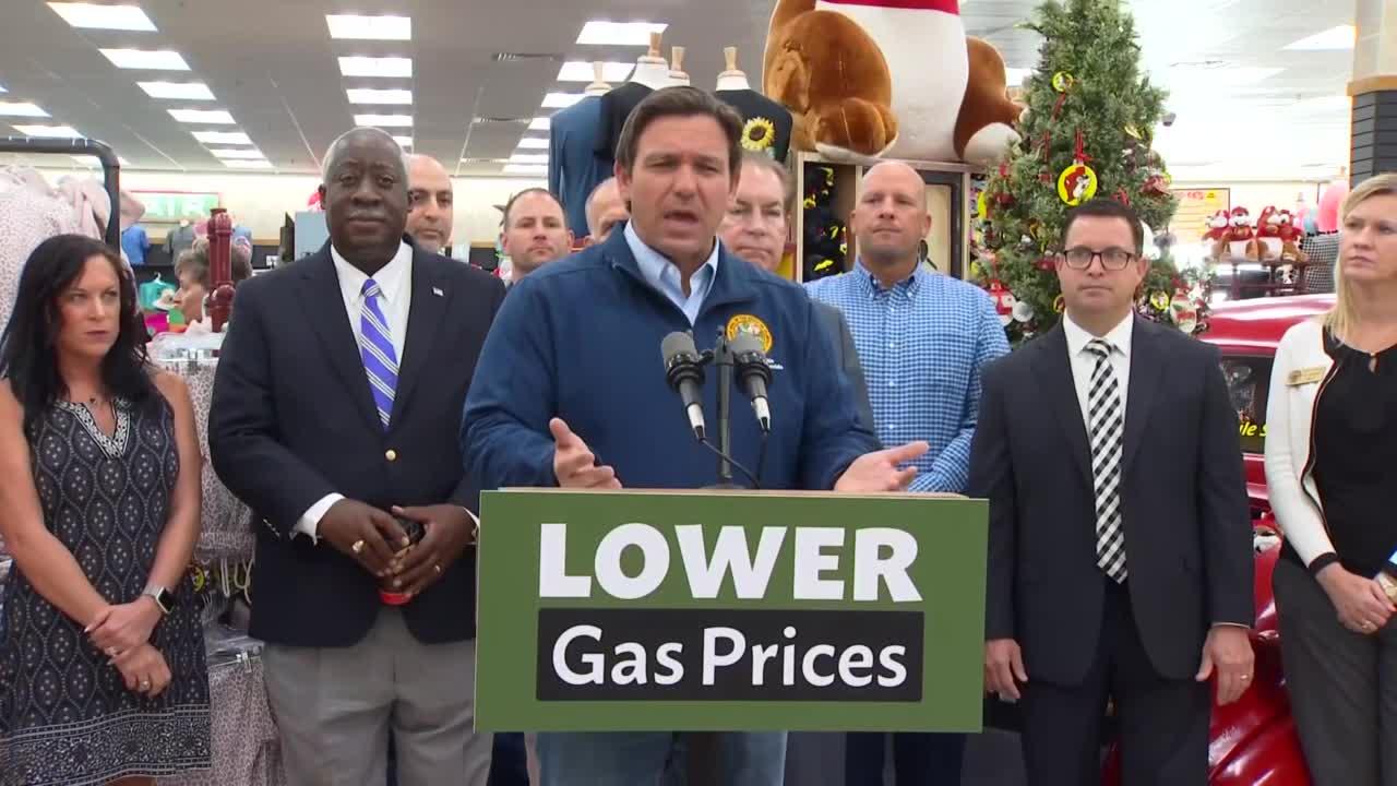DeSantis asking Florida Legislature for $1 billion in gas tax relief | Press Conference
