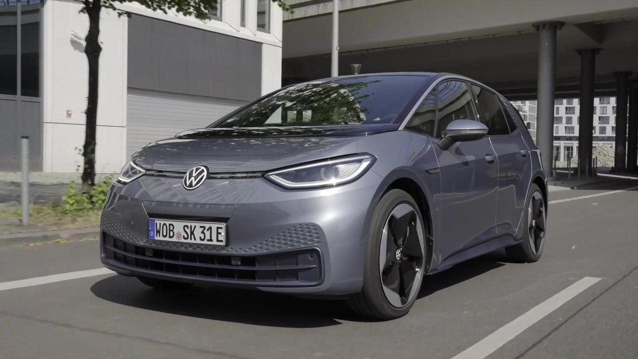 The new VW ID.3 in Grey Driving Video