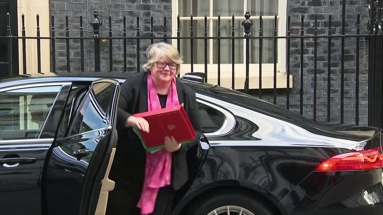 Ministers arrive in Downing Street for Cabinet meeting