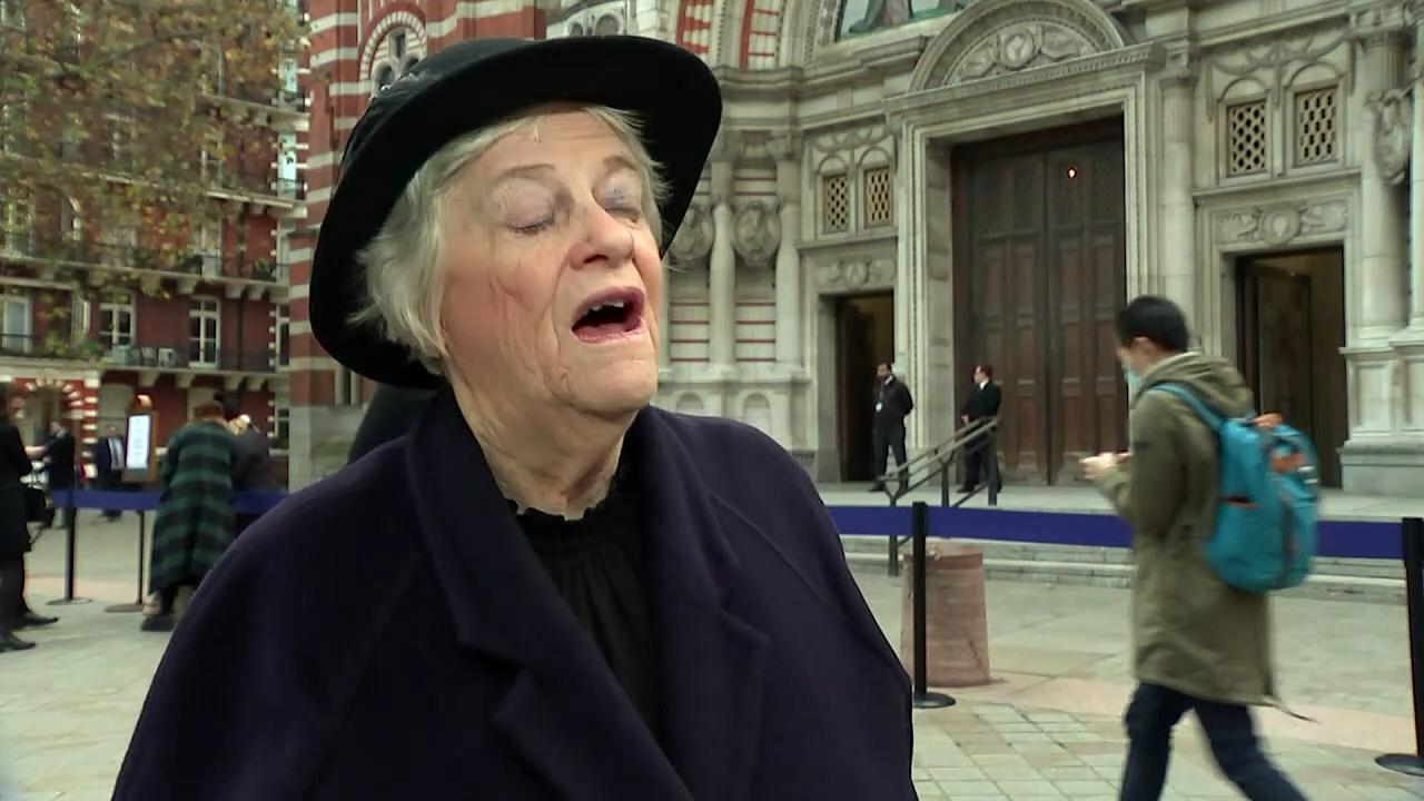 Former MP Ann Widdecombe pays respects to David Amess