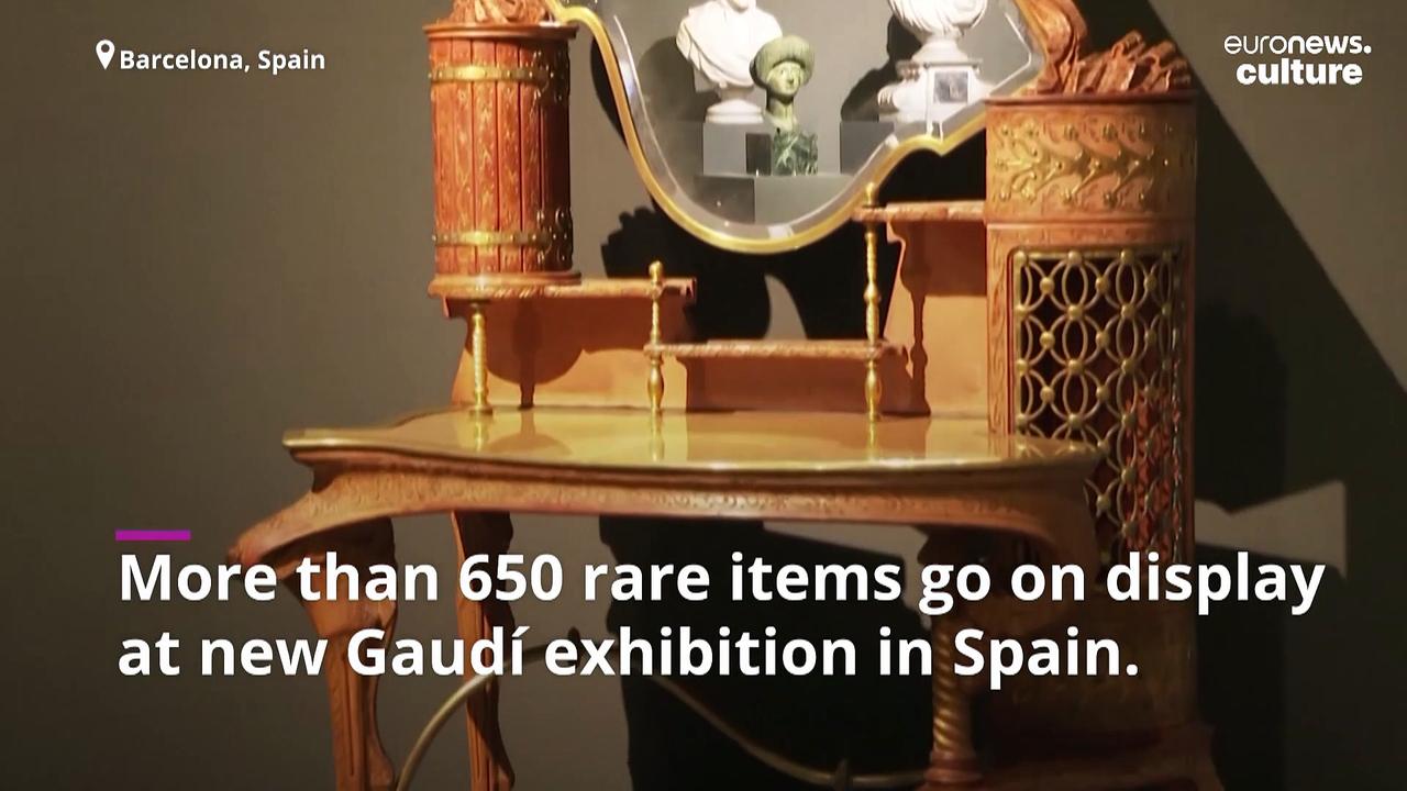 Over 650 unseen Gaudí items arrive at architect's Catalonia exhibition