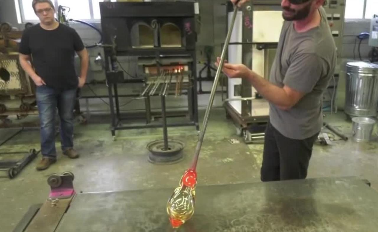 The art of glassblowing: MT Western students host guest instructor