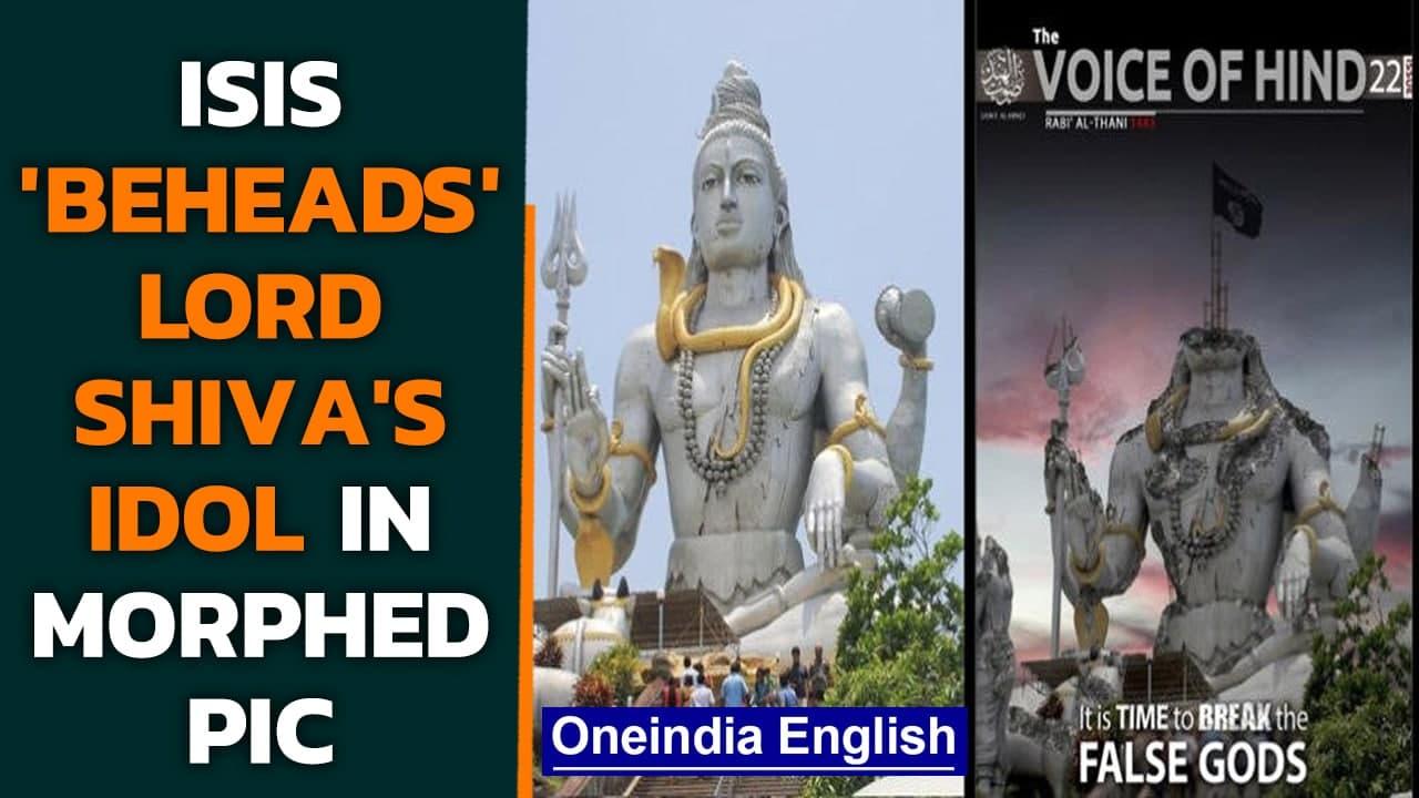 Poster of beheaded Shiva statue in ISIS online magazine causes outrage | Karnataka | Oneindia News