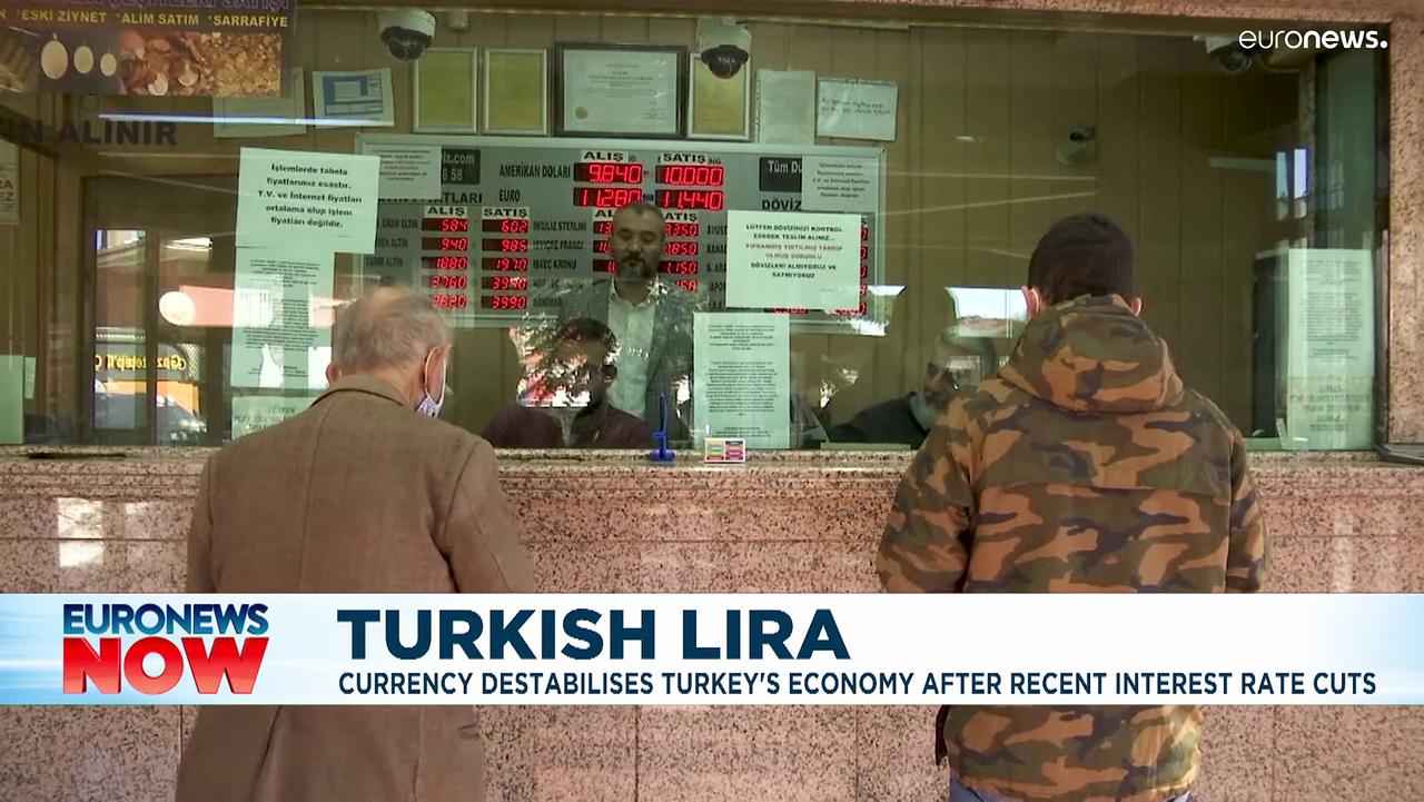 Turkish lira plunges to a historic low and protests erupt after Erdogan defends rates cuts