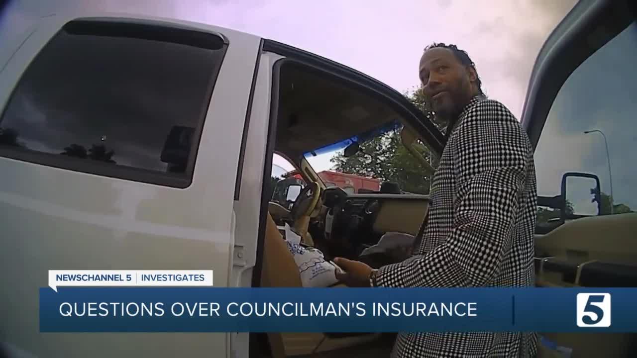 Why is a Metro Councilman driving without insurance and telling police and accident victims he's covered?