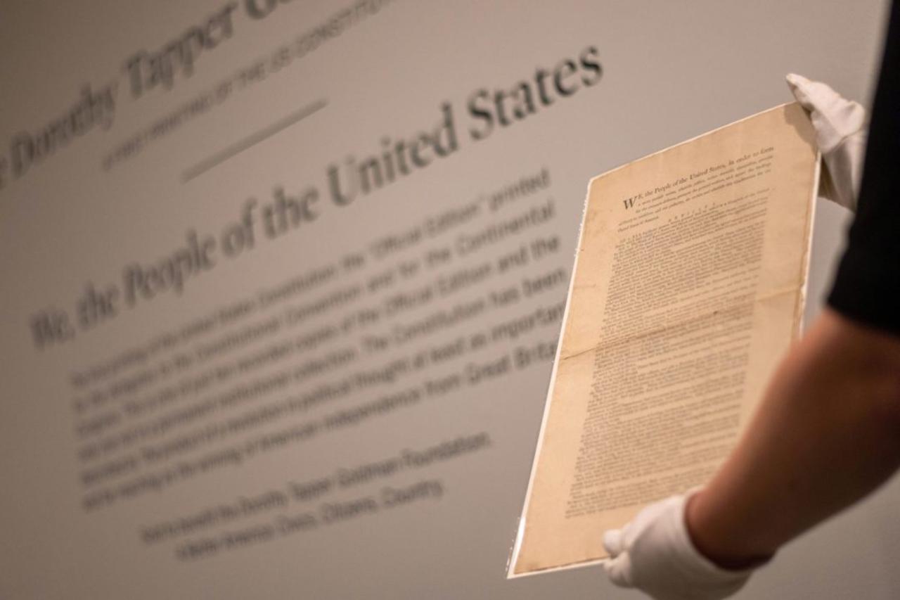 An Original Print of the U.S. Constitution Recently Sold for Record-Breaking $43 Million
