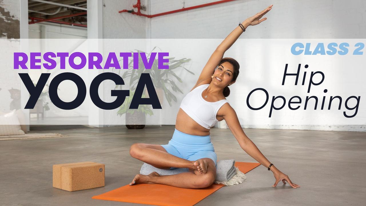 Restorative Yoga: Hip Opening with Blocks - Class 2