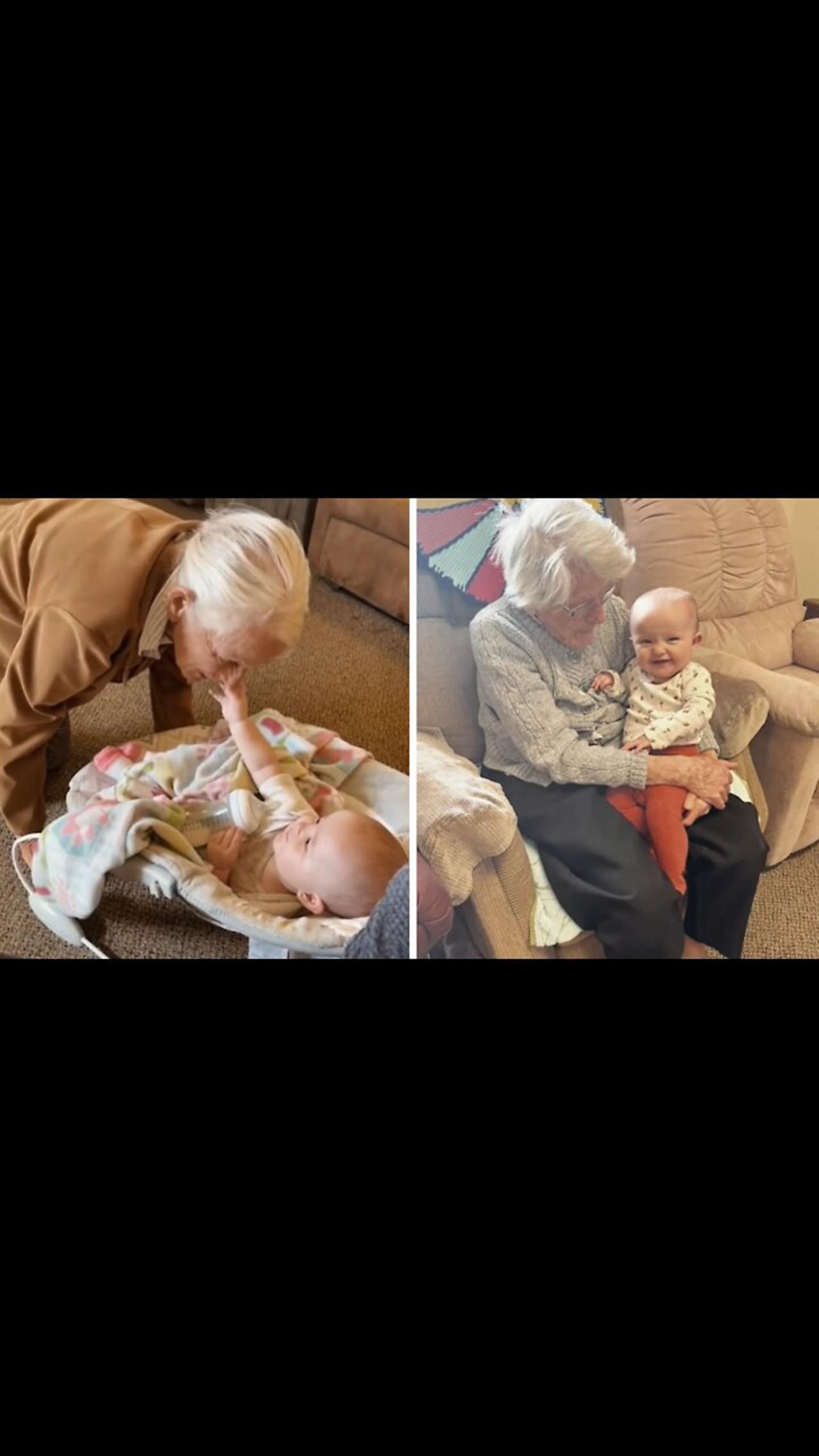 Sweet baby grows up in assisted living home