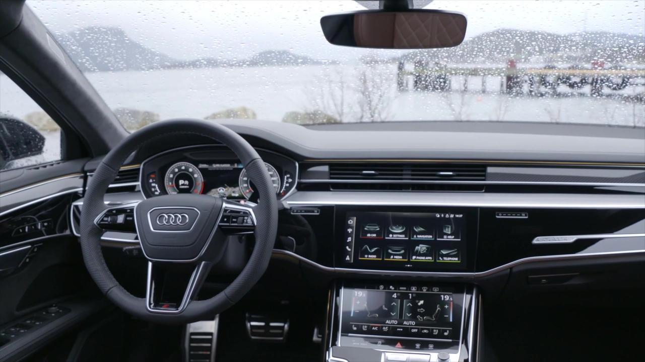 The new Audi A8 60 TSFI quattro Interior Design in Daytona Grey