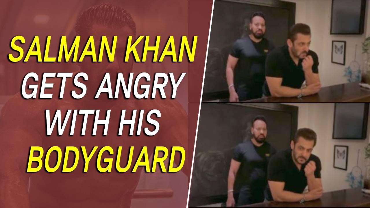Salman Khan gets angry with his bodyguard Shera