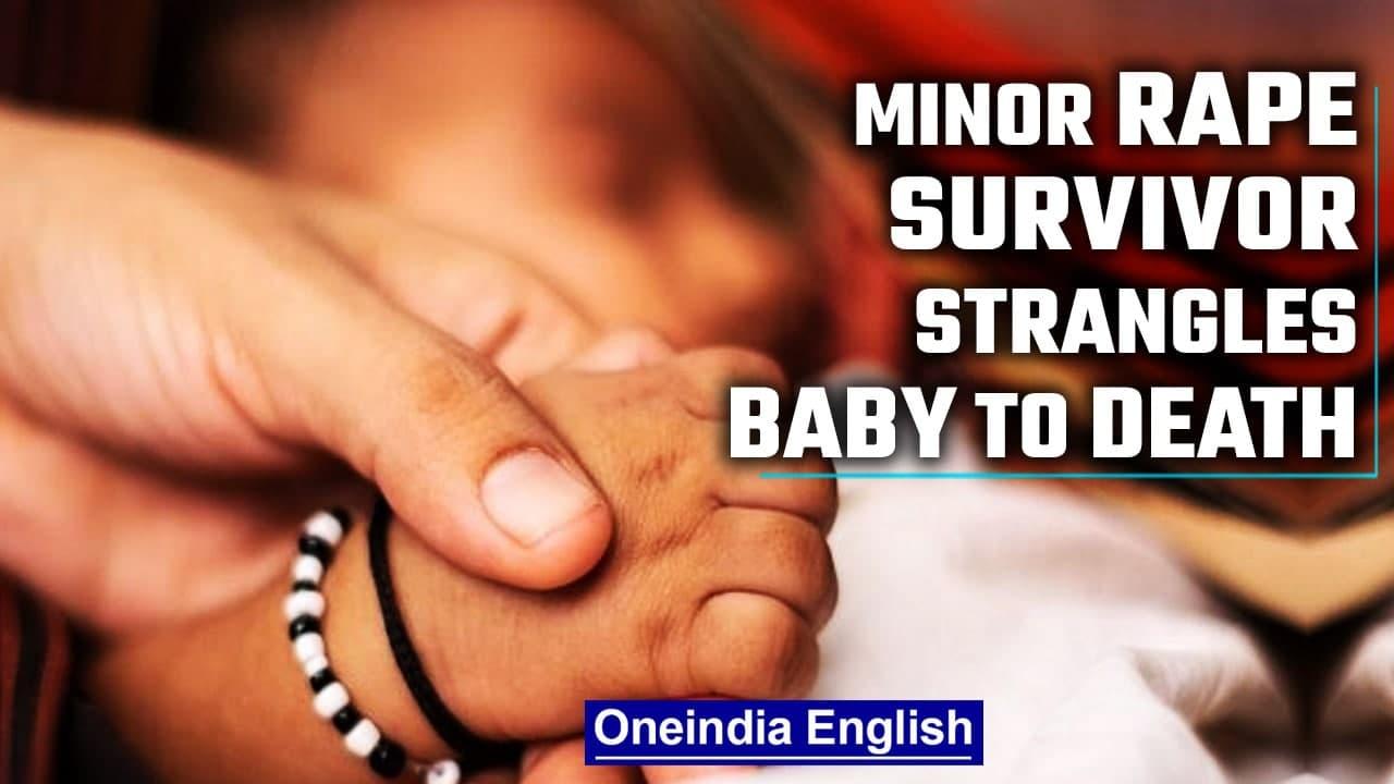 MP: Minor   survivor strangles her 40-day-old baby, says she felt humiliated | Oneindia News