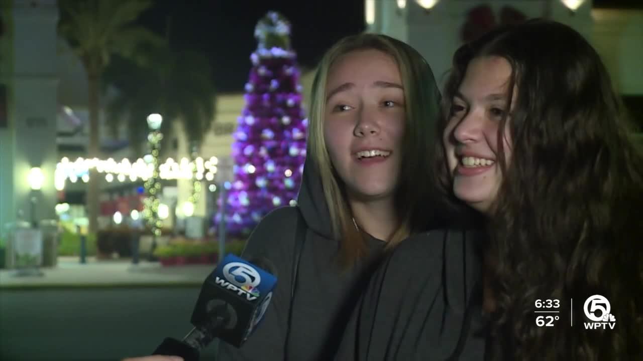 Shoppers camp out overnight for Black Friday sales at Palm Beach Outlets