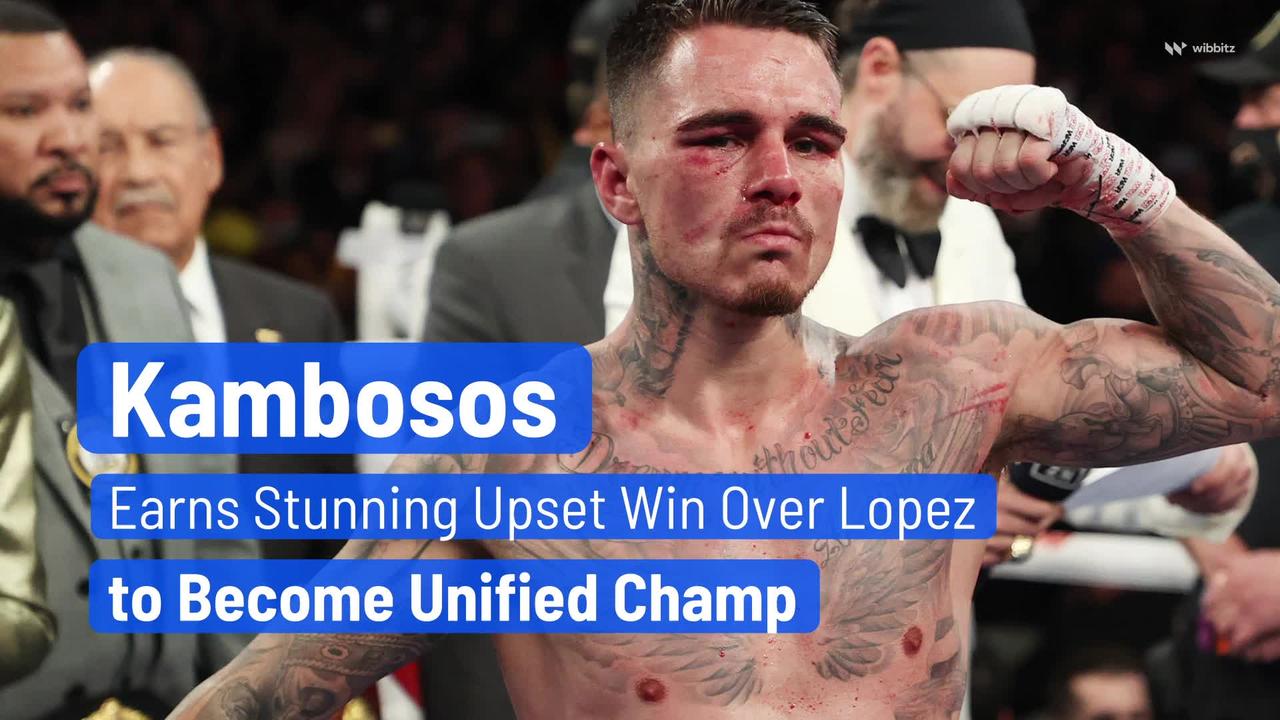Kambosos Earns Stunning Upset Win Over Lopez to Become Unified Champ