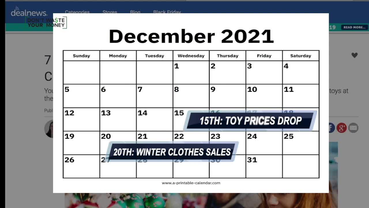 Best days for sales in December