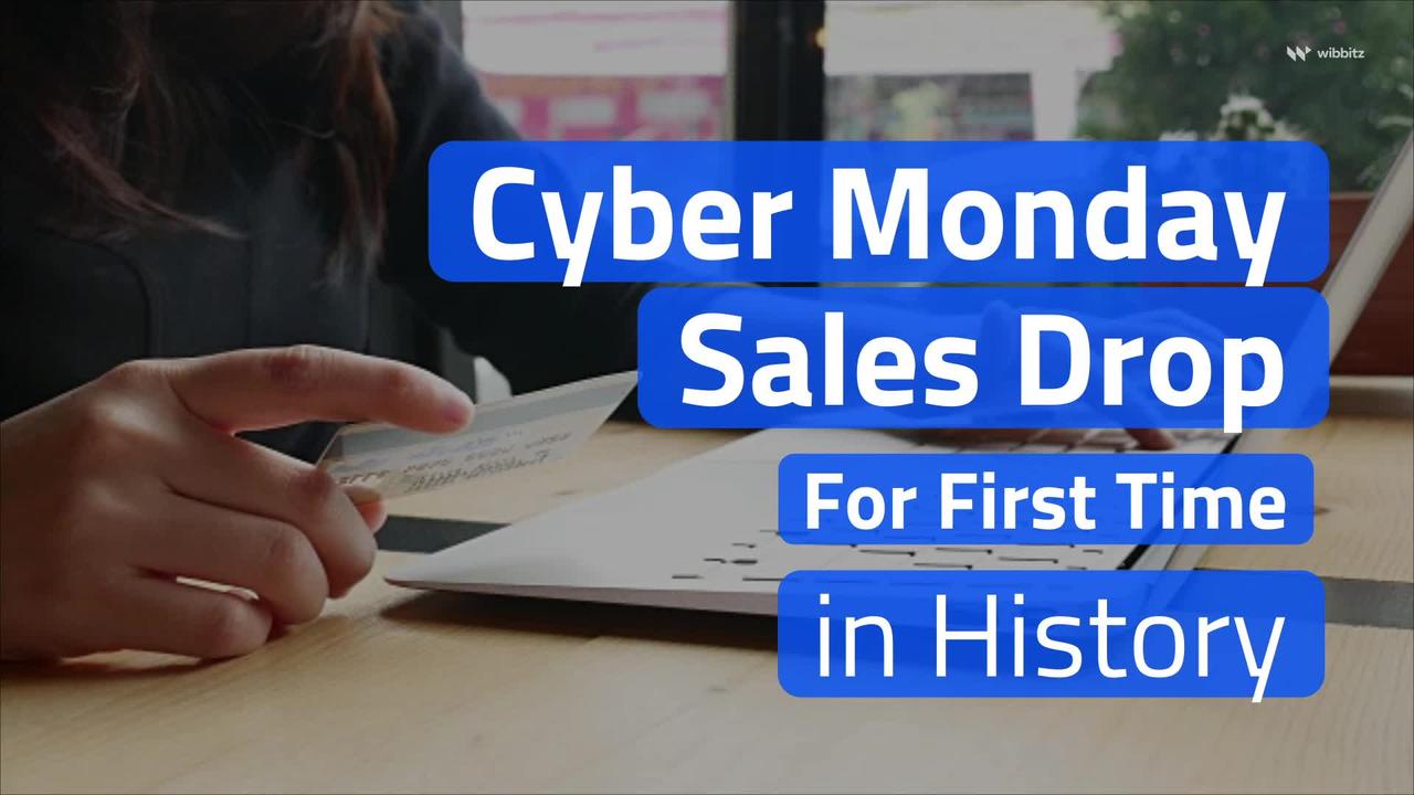Cyber Monday Sales Drop For First Time in History