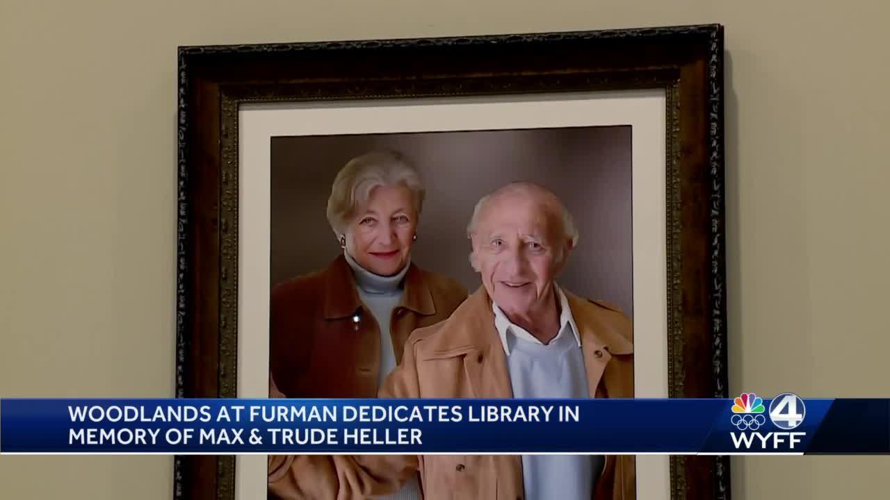 The Woodlands at Furman library dedicated to Max and Trude Heller