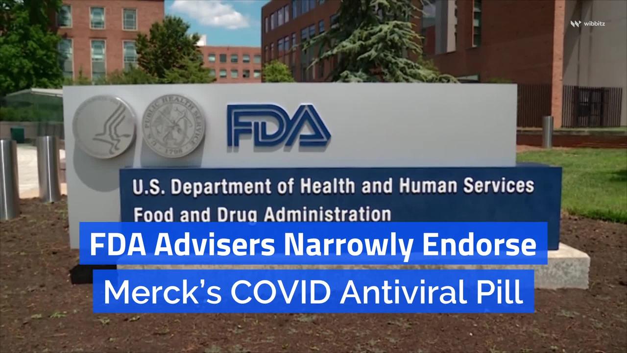 FDA Advisers Narrowly Endorse Merck’s COVID Antiviral Pill