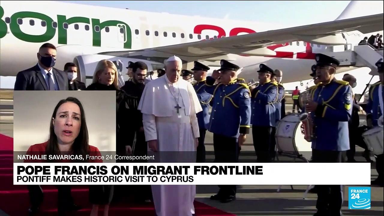 Pope Francis makes historic visit to Cyprus with migrants in focus