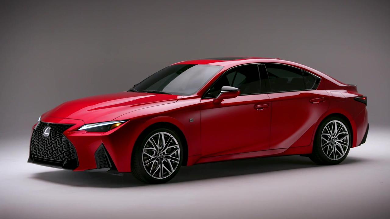 2022 Lexus IS 500 Design Preview in Studio