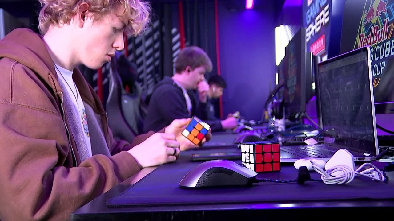 Speedcuber hopefuls show off Rubick's Cube skills