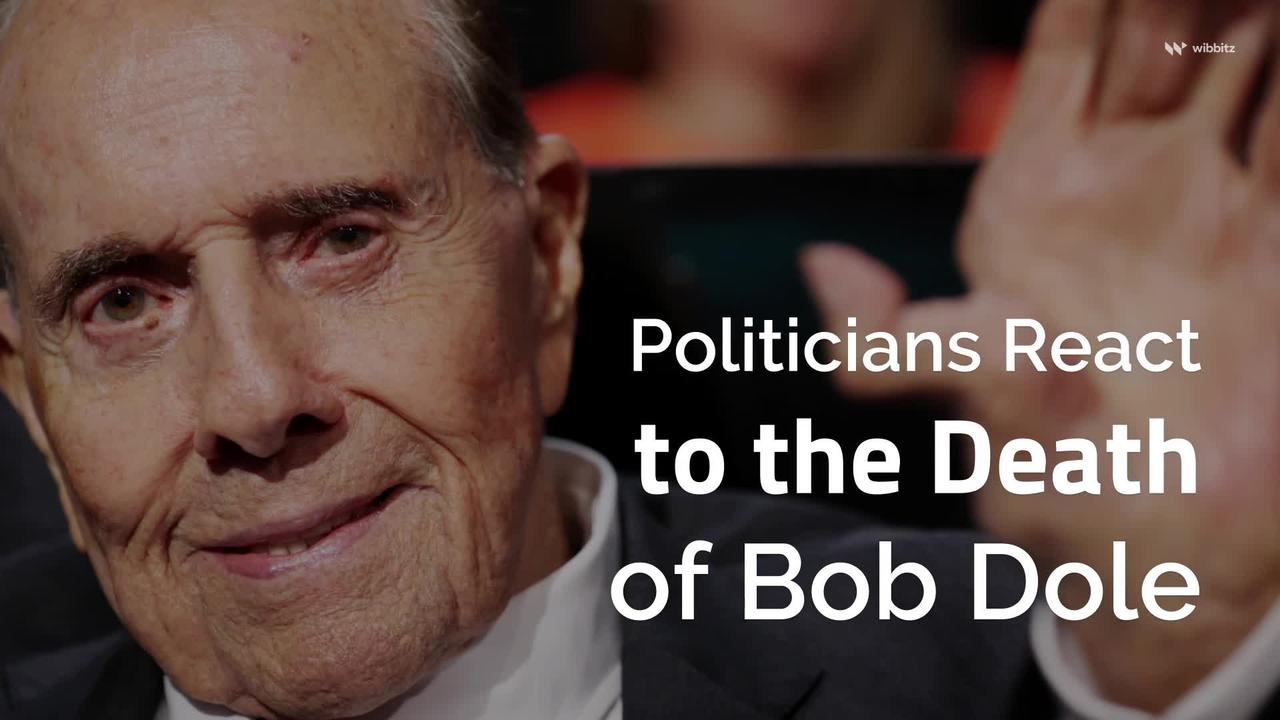 Politicians React to the Death of Bob Dole