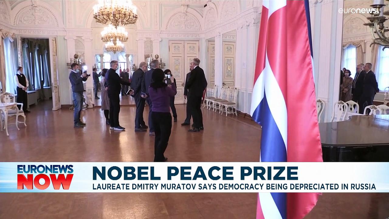 'The situation in Russia is toxic', says Nobel Prize winner Dmitry Muratov