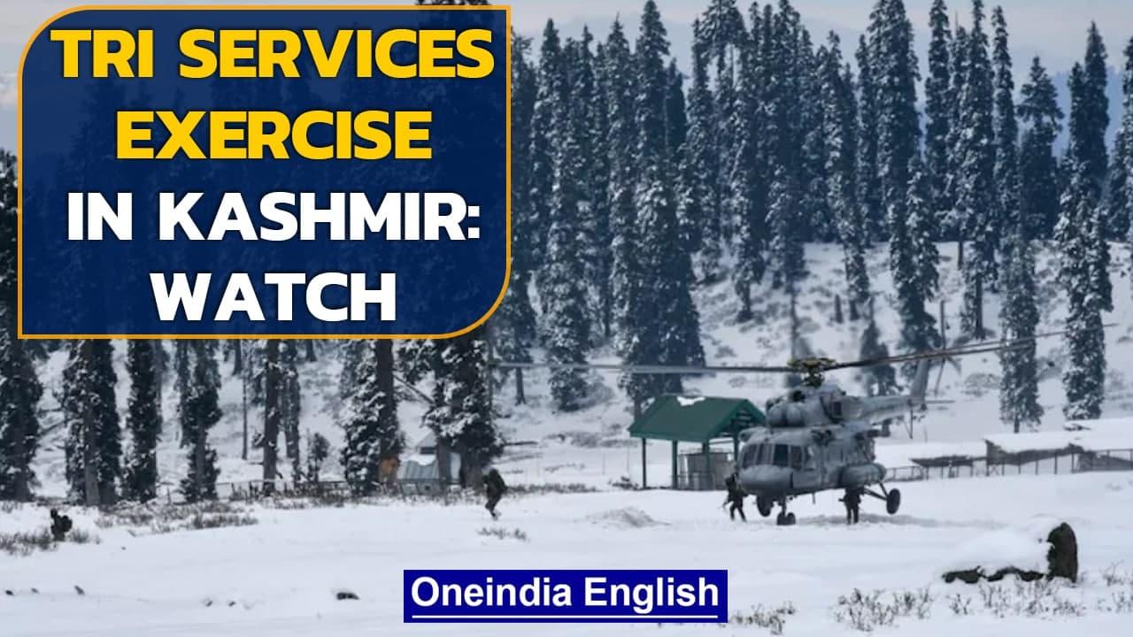 Kashmir: Tri-services exercise practices inserting task force behind enemy lines | Oneindia News