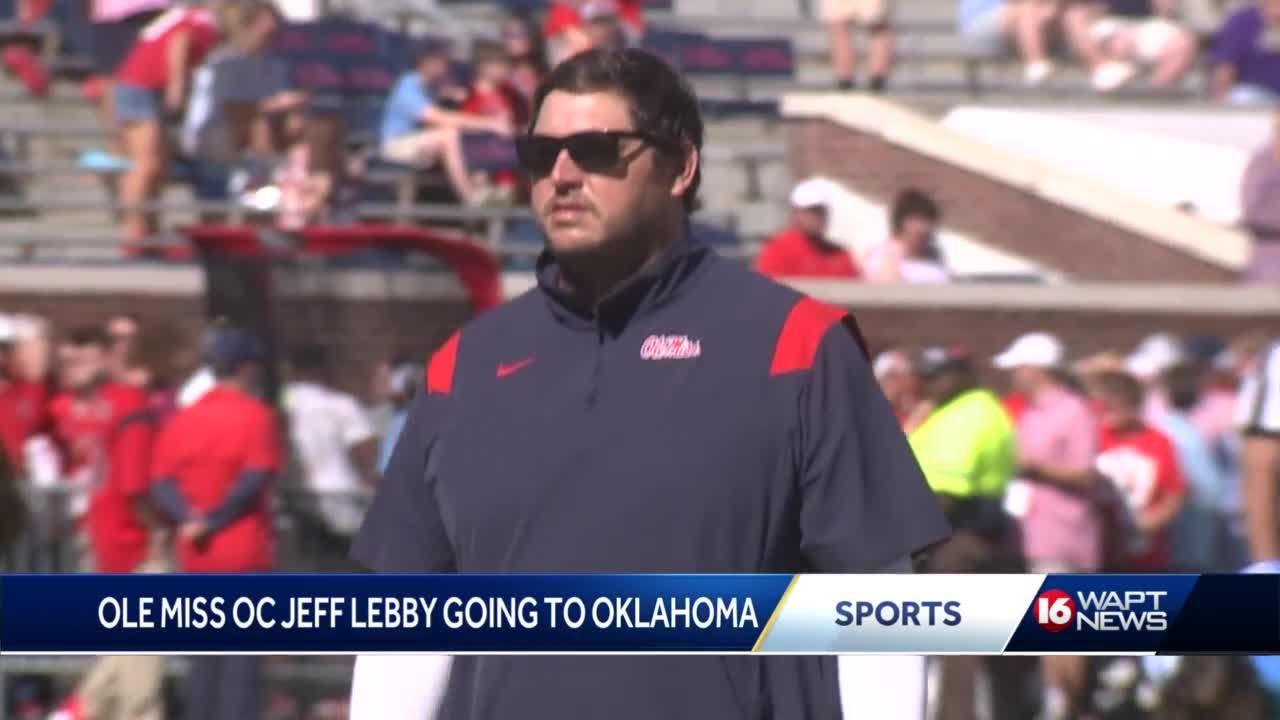 Ole Miss coordinator Jeff Lebby reportedly headed to Oklahoma