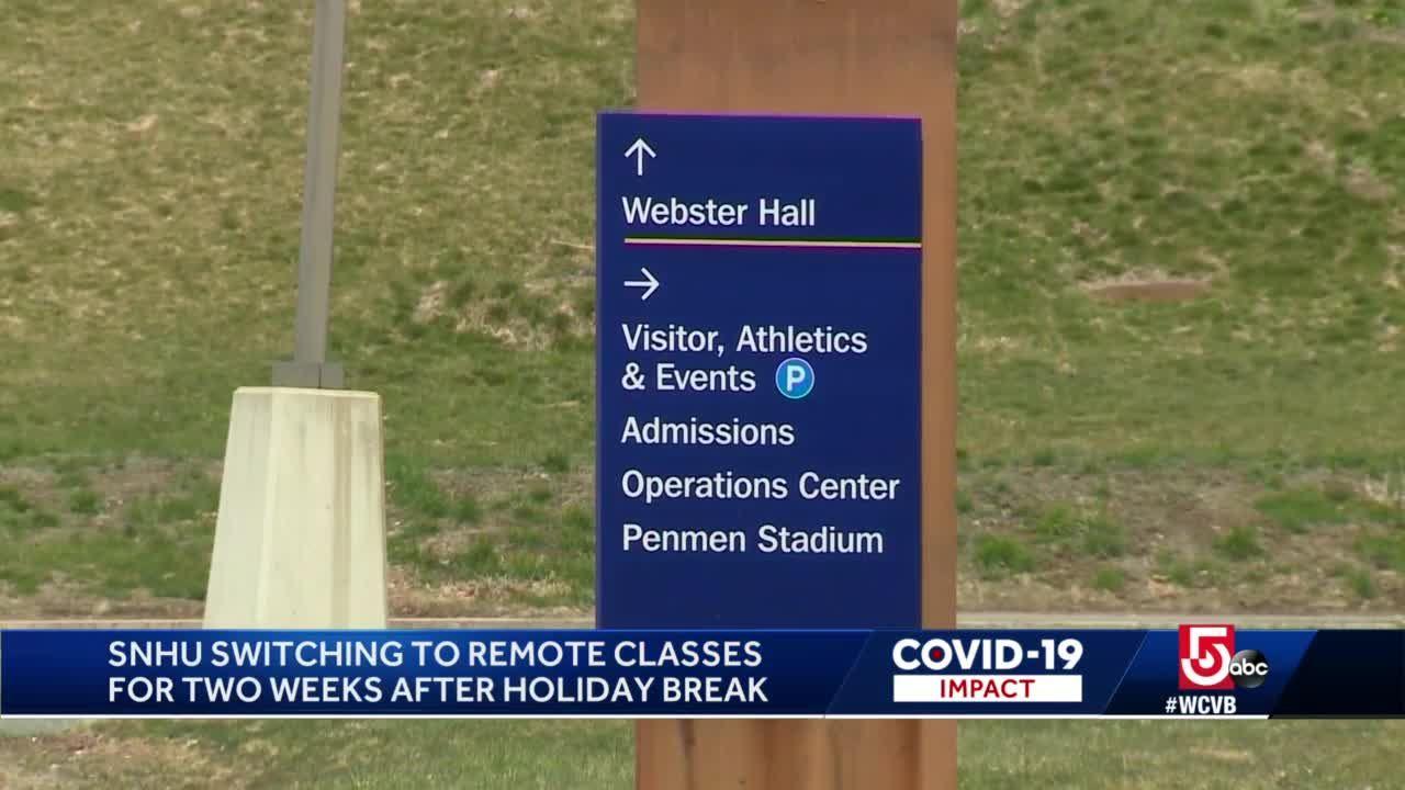 New England college going remote