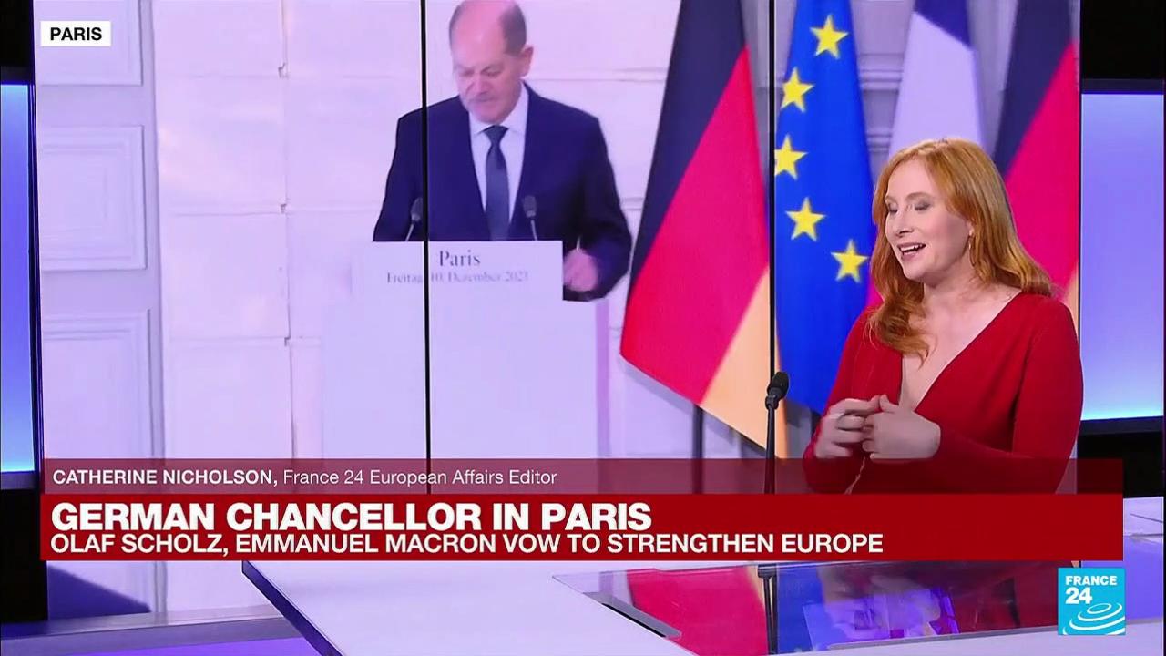 Macron hails Scholz as Europe's new power couple meets