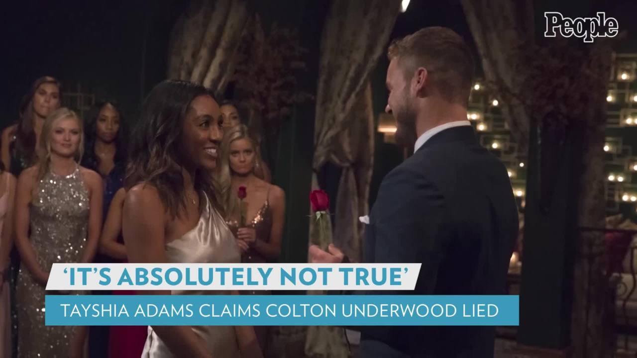 Tayshia Adams Says Colton Underwood Lied About Their Fantasy Suite Date: 'It's Absolutely Not True'